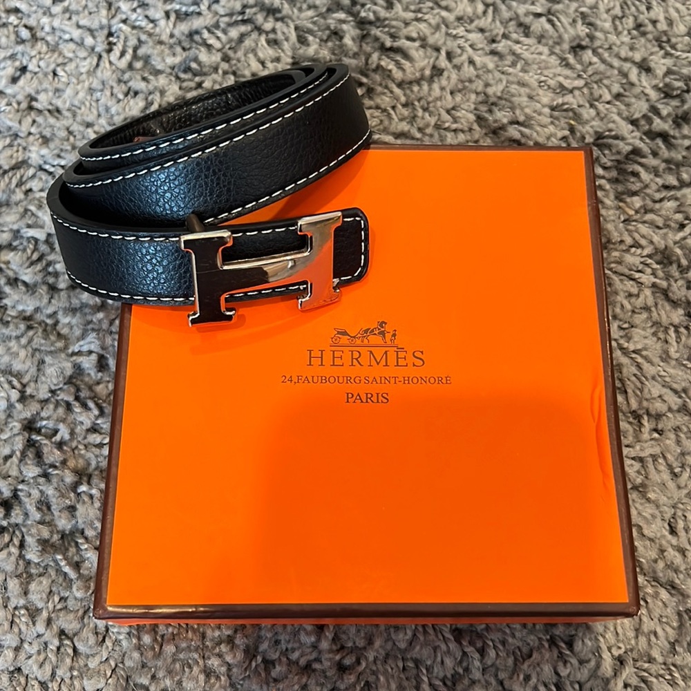 Girls Hermes Belt with box